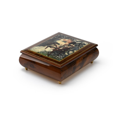 Handcrafted Ercolano Music Box Featuring "Mothers Love" by Sandra Kuck