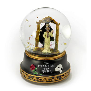 Phantom of the Opera Phantom and Christine Mirror Scene Musical Water Globe