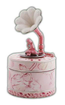 Gorgeous Ballerina Musical Storage Box With Removable CD Spindle