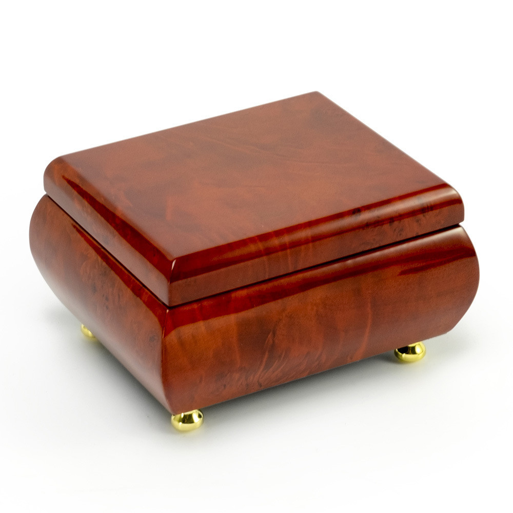 Image of Simple Yet Beautiful and Classy Wooden Music Jewelry Box