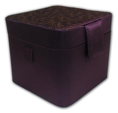 Extraordinary Purple Double Layer Jewelry Box
