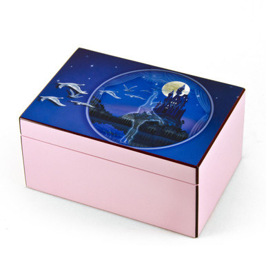 Hi-Gloss Pink and Purple Enchanted Ballet Musical Jewelry Box By Twinkle ?