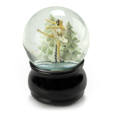 Ballet lovers gift idea-a snow globe with a swan lake ballerina at its center
