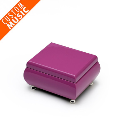 Vibrant Hi-gloss Lavender USB Sound Module Music Jewelry Box