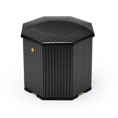 Elegant Handcrafted Pin Stripped Italian 23 Note Musical Jewelry Box ...