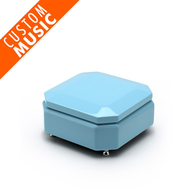 Breathtaking Tiffany Blue Custom USB Module Music Box