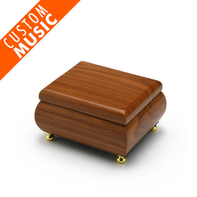 Natural Hi-Gloss Wood Custom USB Module Music Box