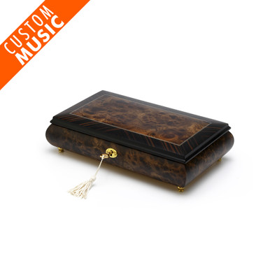 Custom Sound Module Digital Classic Style Walnut Musical Jewelry Box