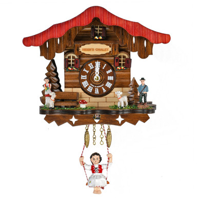 Heidis Chalet Black Forest Quartz Cuckoo Clock