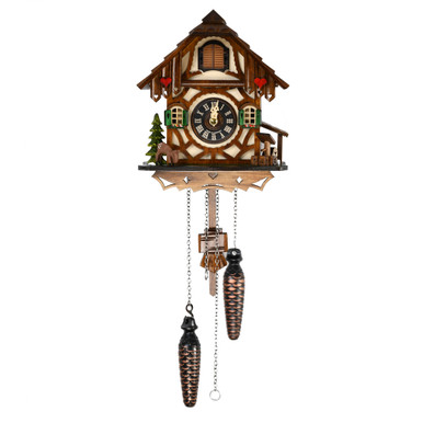 Black Forest Danish Style Chalet Quartz Cuckoo Clock
