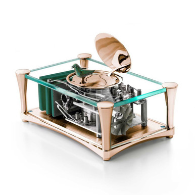 Limited Edition Automaton Singing Enchanting Birds Collection "Green Canary" by Reuge