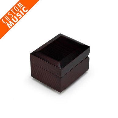 Perfect Petite Matte Dark Wood Custom Sound Module Music Box