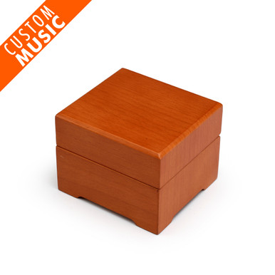 Modern Light Light Wood Tone Custom Sound Module Music Box