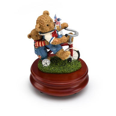 Thread Bears - Teddy Bear's Picnic Thread bear Musical Figurine