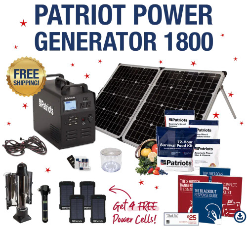 Patriot Power Generator, plus 4 Patriot Power Cells, and Bonuses - Funnel Parent