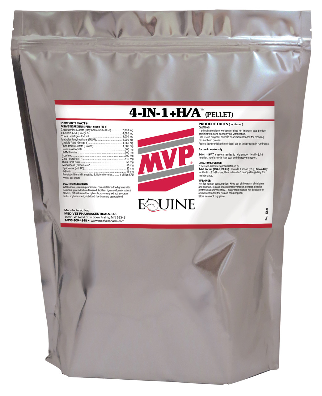 4-In-1 + H/A Horse Supplement | Joint, Hoof, Coat, Digestion | MVP