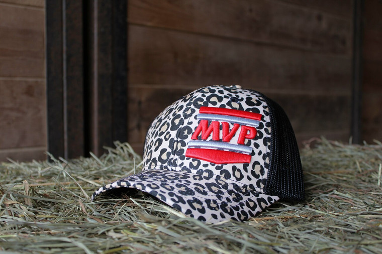 MVP Hat (Brown Cheetah w/Black Mesh)