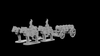 Russian Flatbed Wagon with Random Cargo and Train in Late Helmet