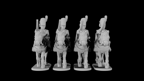 French Gendarmes de Élite de la Vieille Garde Impériale