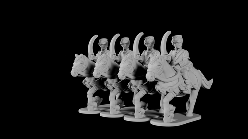 French Mamelukes de la Vieille Garde Impériale Troopers
