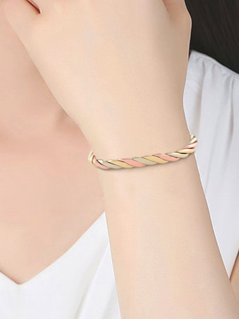 triple twist cuff magnetic therapy bracelet 237 63605.1660694295