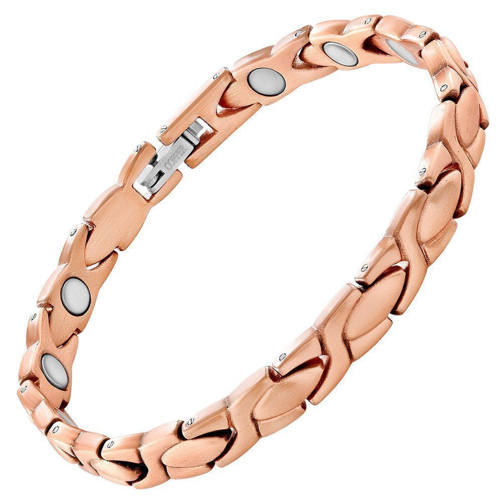 Copper Link Magnetic Bracelet For Health, Energy & Stress Relief - Healing Magnets