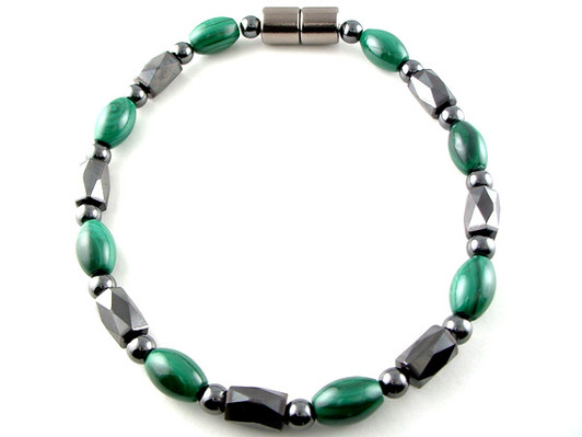 Hematite Magnetic Therapy Bracelet Malachite Europa