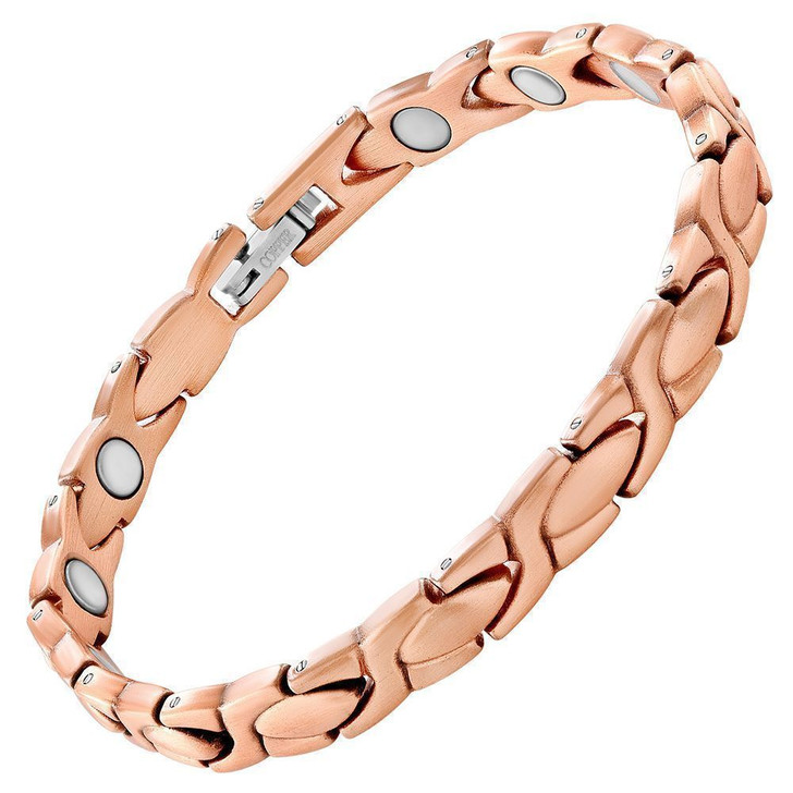 Women's Copper Link Magnetic Therapy Bracelet XOXO