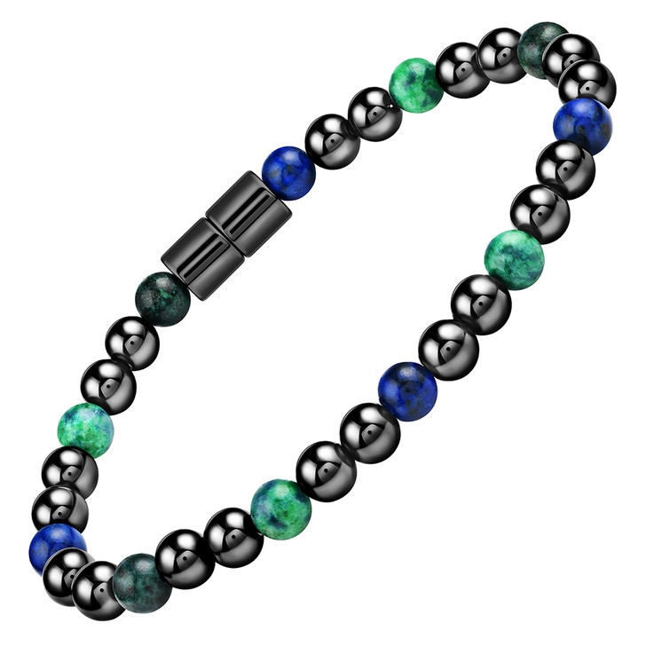 Hematite Magnetic Therapy Necklace Lapis Unity