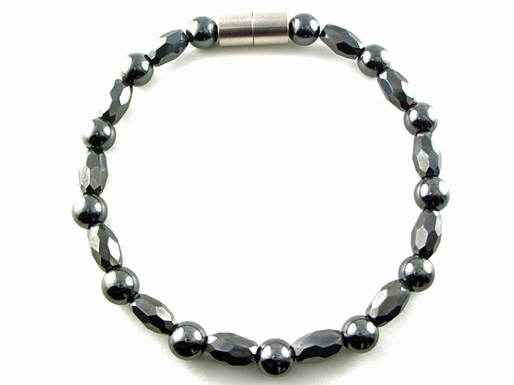 Hematite Magnetic Therapy Necklace Marquise