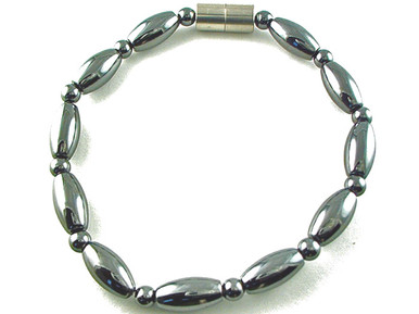 Hematite Magnetic Therapy Necklace Rice Duet