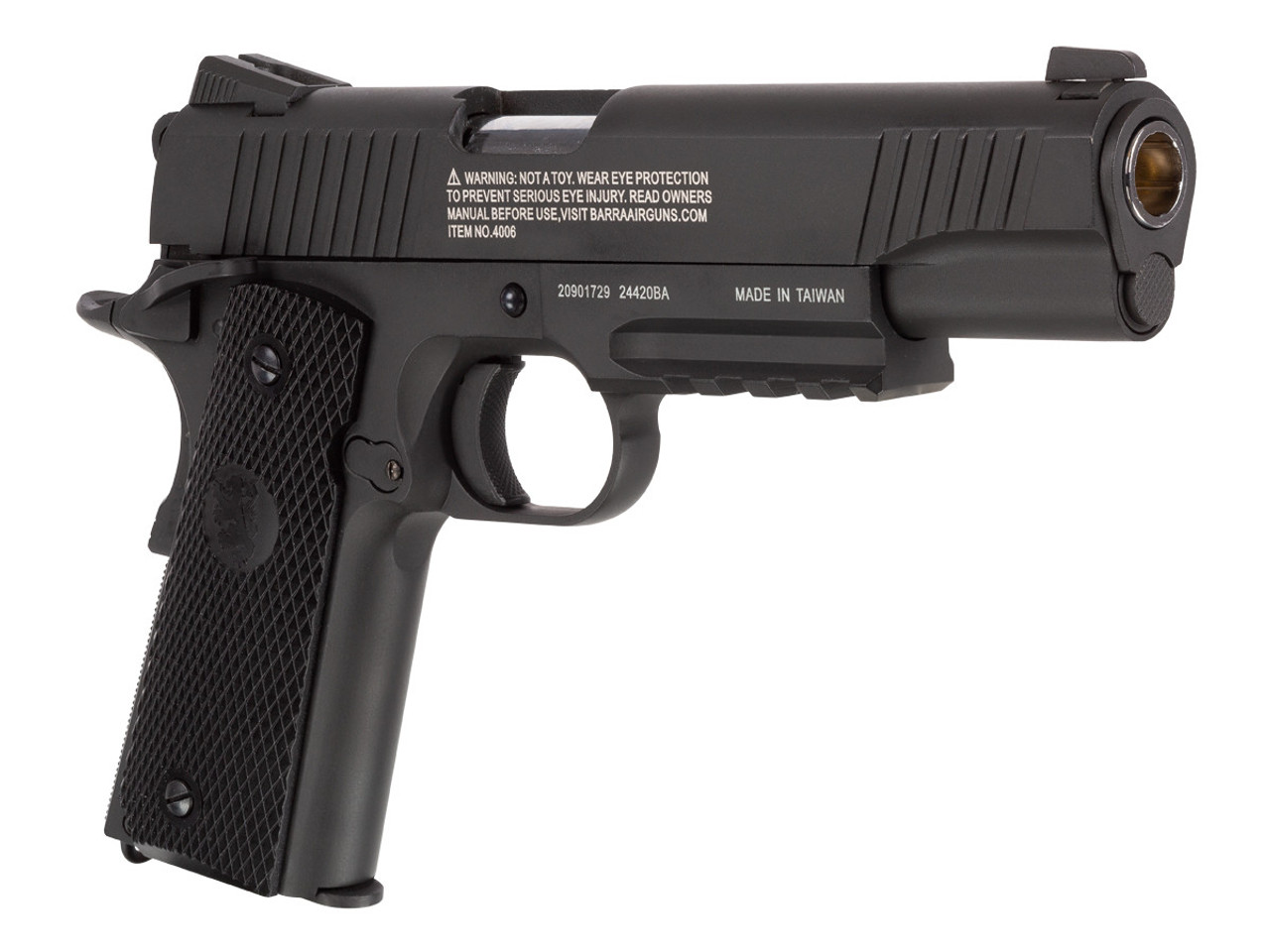 PISTOLA CO2 XACTION BLACK 1911 - Distribuidora PescaMas