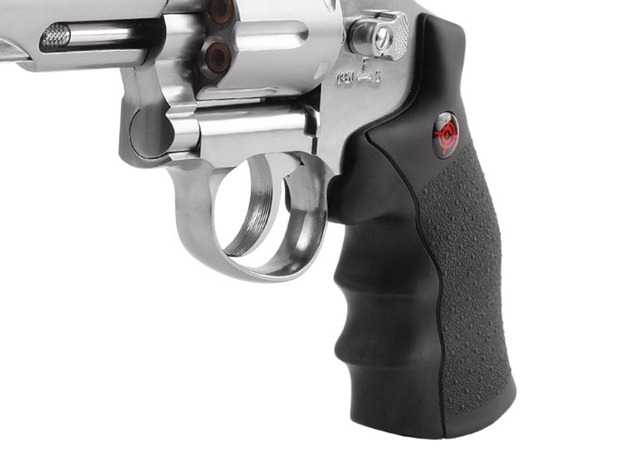Crosman SR357 Silver CO2 Air Revolver - .357 BB - Silver/Black