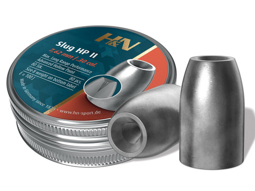 H&N SLUG HP II, 30 Cal., 50 Grains, Hollowpoint, 80ct