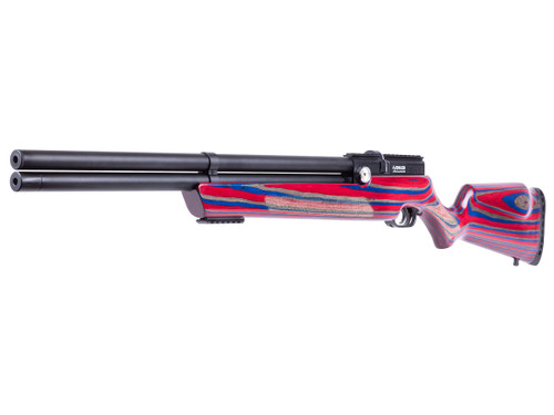 Air Venturi Avenger, Regulated PCP Air Rifle, Red/Blue Laminate Stock
