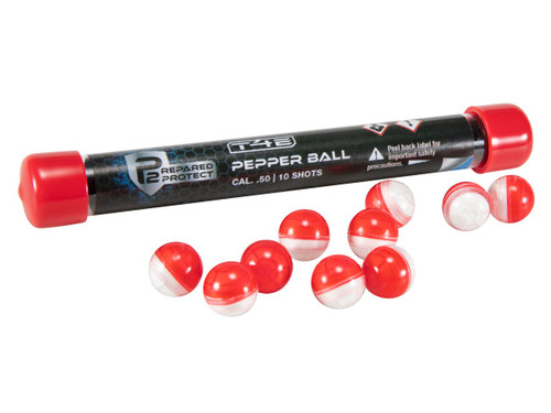 P2P Red/White Pepper Rounds, .50 cal, 10ct