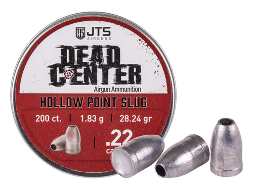 JTS Dead Center Precision Hollowpoint Slugs .22 Cal, 28.24gr, 200ct