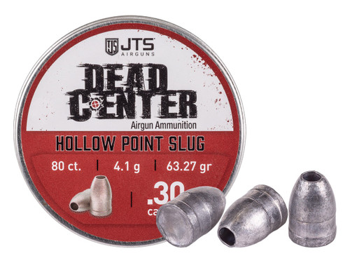 JTS Dead Center Precision Hollowpoint Slugs .30 Cal, 63.27gr, 80ct