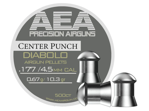 AEA Precision Center Punch Diabolo .177 Cal, 10.3gr, 500ct