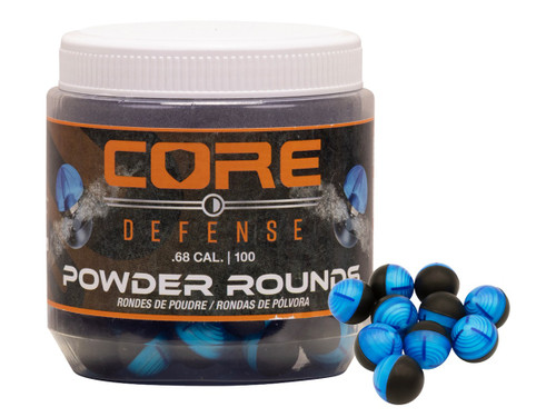 P2P Core Defense Powder Rounds, .68 Cal, 100ct