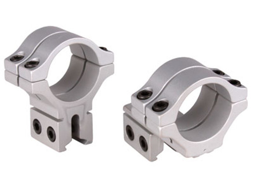 BKL 30mm Rings, 3/8" or 11mm Dovetail, Double Strap, Offset, Silver BKL 30mm Rings, 3/8" or 11mm Dovetail, Double Strap, Offset, Silver