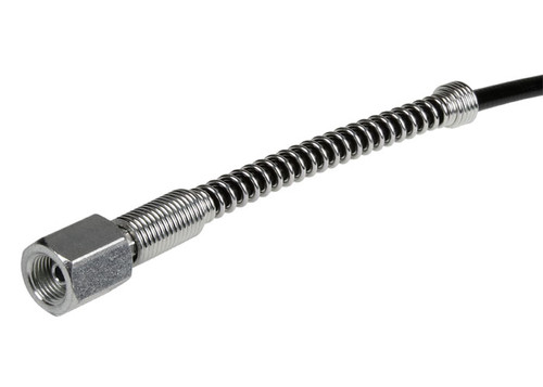 Air Venturi Microbore Hose, DN2, Up to 4500 PSI, 1/8" BSPP Connectors, 24" Long