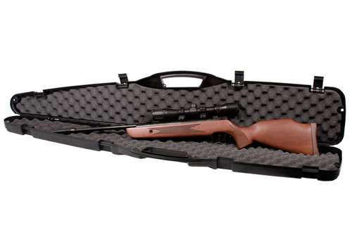 Plano Single Rifle Hard Shell Case, Black, 52.75"x3.25"x9.5"