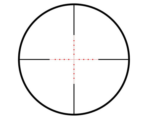 Hawke Sport Optics Vantage 3-9x40 AO Rifle Scope, Ill. Mil-Dot Center Reticle, 1/4 MOA, 1" Mono-Tube