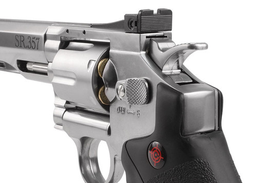 Crosman SR.357 CO2 Revolver, Silver