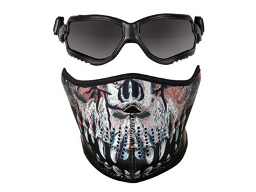 Crosman Elite ForceFlex Goggles & Half Predator Mask