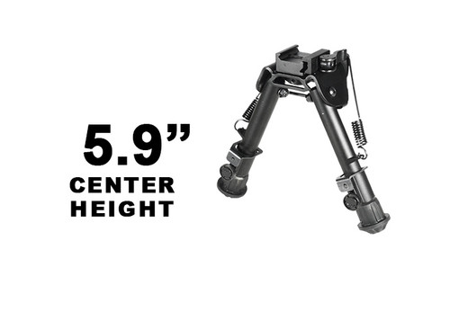 UTG Tactical OP Bipod, Pic/Swivel Mount, Panning, Folding/Telescoping Legs