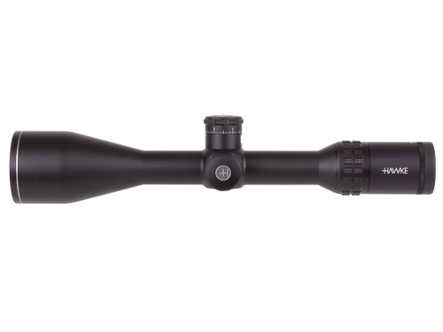 Hawke Sidewinder 30 FFP 6-24x56, Illuminated Half Mil Reticle, 30mm Tube