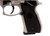 Beretta 92FS, Nickel, Black Grips