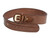 Gun Belt, 36-40" Waist, .38-Cal Loops, 2.5" Wide, Chocolate Leather